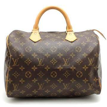 LOUIS VUITTON Speedy 30 Women's/Men's Boston Bag M41526 Monogram Ebene [Brown]