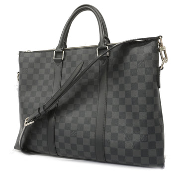 LOUIS VUITTONAuth  Damier Graphite Anton Anton N40024 Men's Briefcase