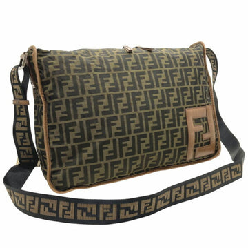 FENDI Zucca 7VA148 Women's Zucca Shoulder Bag Black,Brown,Khaki