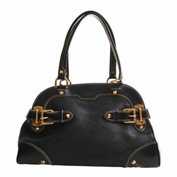 Louis Vuitton Suhari Leather Le Radius Tote Bag M95623 Black