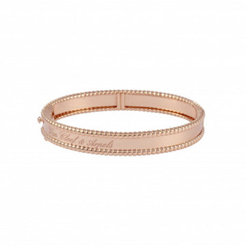 VAN CLEEF & ARPELS Perlee Senior Tulle XS Bracelet K18PG Pink Gold