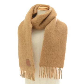 LOEWE Mohair Wool Muffler Camel F655254X01