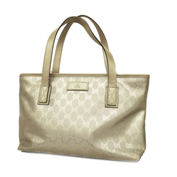 GUCCIAuth  GG Imprime Tote Bag 211138 Women's Handbag Silver