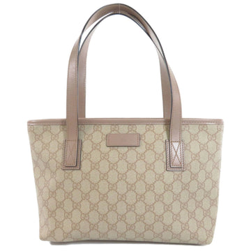 Gucci 211138 GG Supreme Tote Bag PVC Leather Ladies