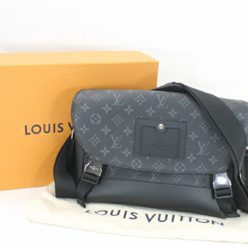 LOUIS VUITTON Shoulder Bag Monogram Eclipse Voyage PM Men's Black M40511 Crossbody