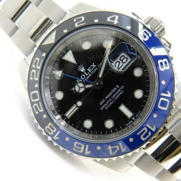 ROLEX GMT Master II 126710BLNR Blue Black Oyster Breath Watch