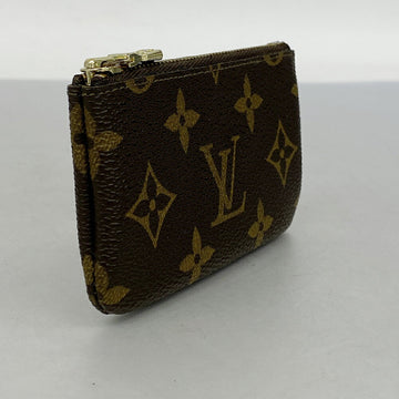 LOUIS VUITTON Wallet/Coin Case Monogram Pochette Cle M62650 Brown Men's Women's