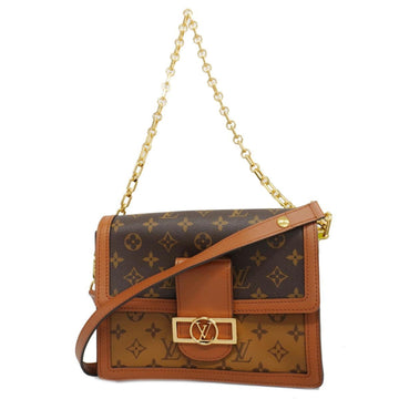 LOUIS VUITTON Shoulder Bag Monogram Reverse Dauphine MINI M45959 Brown Ladies