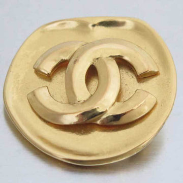 CHANEL brooch here mark gold metal material pin ladies