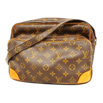 LOUIS VUITTON Shoulder Bag Monogram Nile M45244 Brown Men's Women's