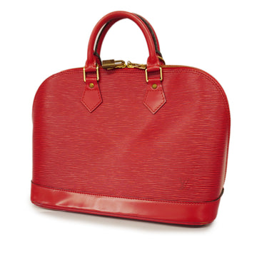 LOUIS VUITTONAuth  Epi Alma M52147 Women's Handbag Castilian Red