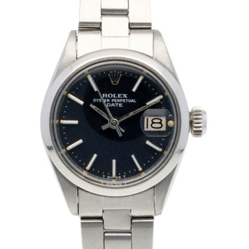 Rolex Date Oyster Perpetual Watch Stainless Steel 6916 Ladies