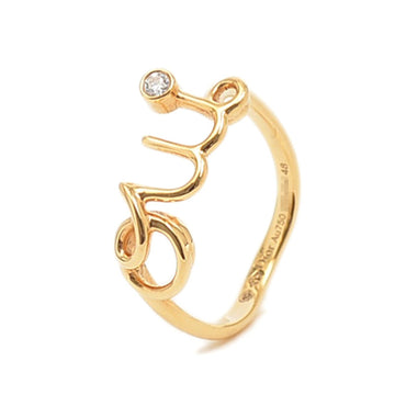 Dior Oui Ring 1P Diamond K18YG #48 JOUI95001