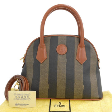 Fendi Pecan logo handbag shoulder bag 2WAY 14092 Vintage antique