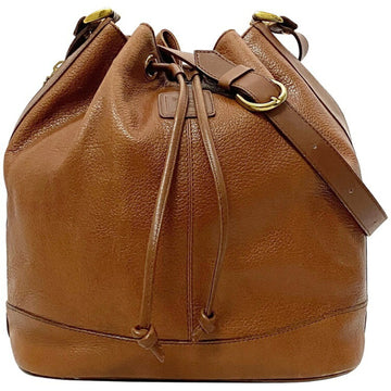 Burberry Shoulder Bag Brown Nova Check Leather Burberrys Ladies