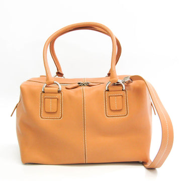 TOD'S Women's Leather Handbag,Shoulder Bag Beige