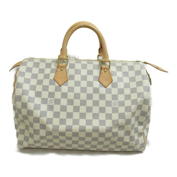 LOUIS VUITTON Speedy 30 handbag White Damier Azur PVC coated canvas N41533