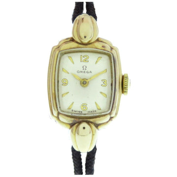 Omega hand-wound watch antique silver gold