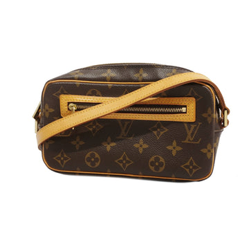 LOUIS VUITTONAuth  Monogram Pochette Shite M51183 Women's Shoulder Bag