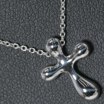 TIFFANY & Co. Small Cross Elsa Peretti Silver 925 Women's Necklace
