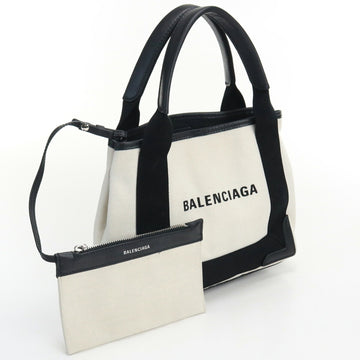 BALENCIAGA navy cabas XS 390346 2HH3N 9260 tote bag canvas ladies