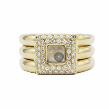 CHOPARD Happy Diamonds 82/2347-20 Yellow Gold [18K] Fashion Diamond Band Ring Gold