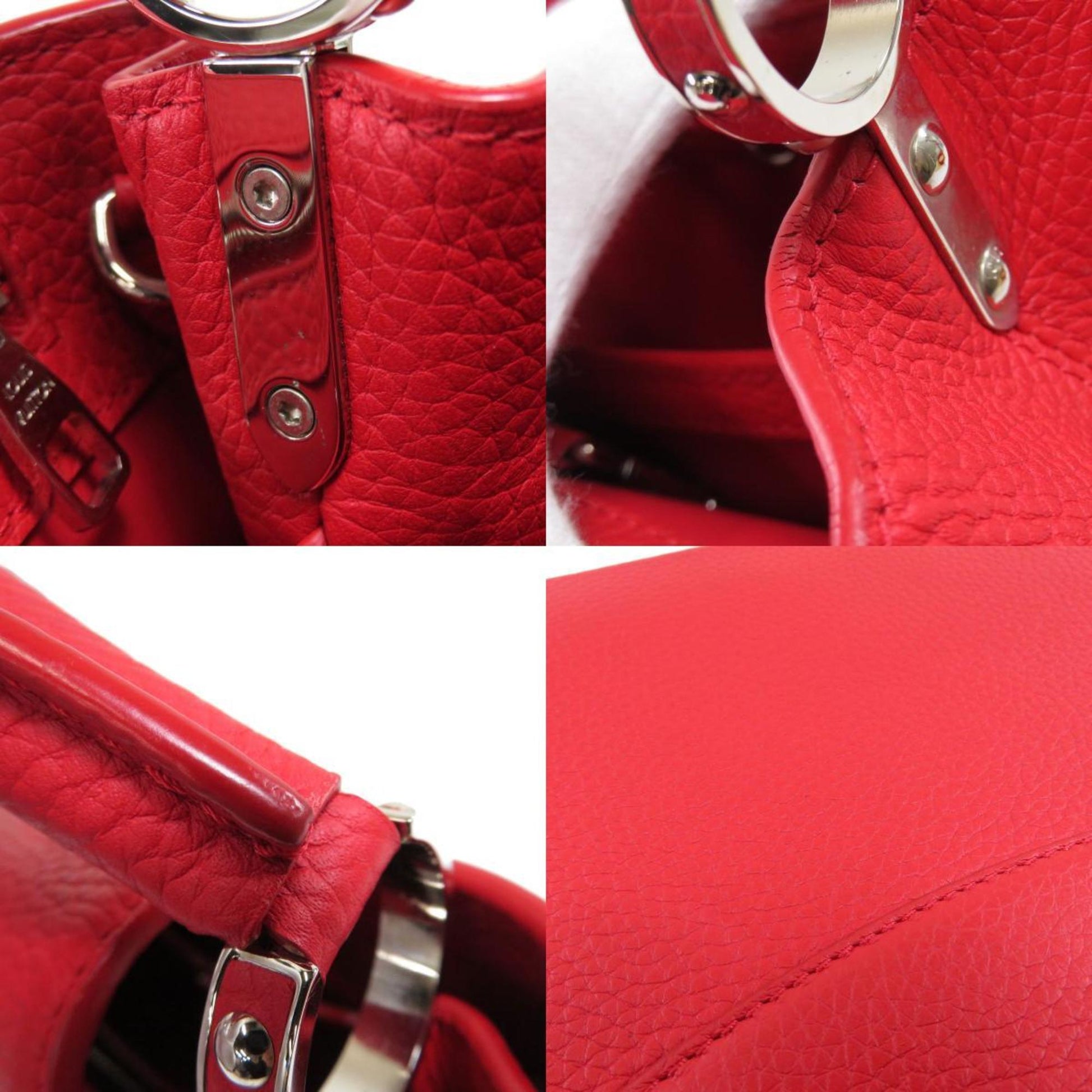 Louis Vuitton LOUIS VUITTON Capucines BB Shoulder Bag Handbag Black  Taurillon Leather M94755