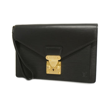 LOUIS VUITTONAuth  Epi Serie Dragonne M52612 Women's Clutch Bag Noir