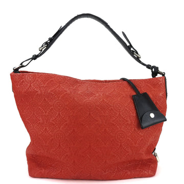 LOUIS VUITTON One Shoulder Bag Hobo GM M93155 Monogram Antia Red Black Ladies