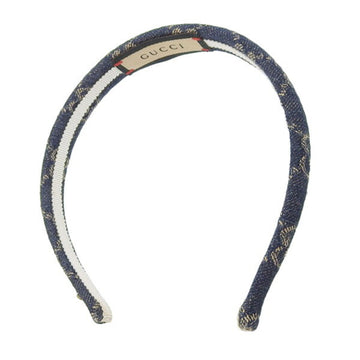 GUCCI GG jacquard cotton headband blue ladies