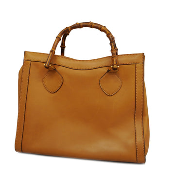 GUCCIAuth  Bamboo Tote Bag 002 115 0260 Women's Leather Tote Bag Brown