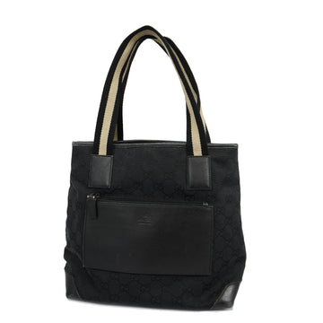 GUCCIAuth  GG Canvas Tote Bag 019 0402 Women's Black