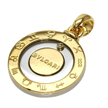 BVLGARI horoscope pendant top K18 yellow gold SS ladies