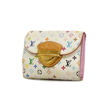 LOUIS VUITTON Trifold Wallet Monogram Multicolor Portefeuille Joy M60281 Bron Rich Ladies