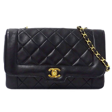 Chanel bag Diana Lady's shoulder lambskin black