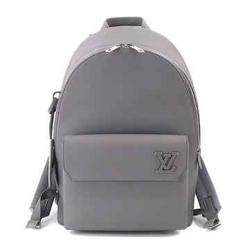 LOUIS VUITTON Aerogram Takeoff Backpack Rucksack Leather Gray M59325 RFID