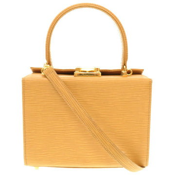 FENDI leather beige handbag vanity bag