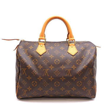 Louis Vuitton Speedy 30 Ladies Handbag M41526 Monogram Monogram/Brown