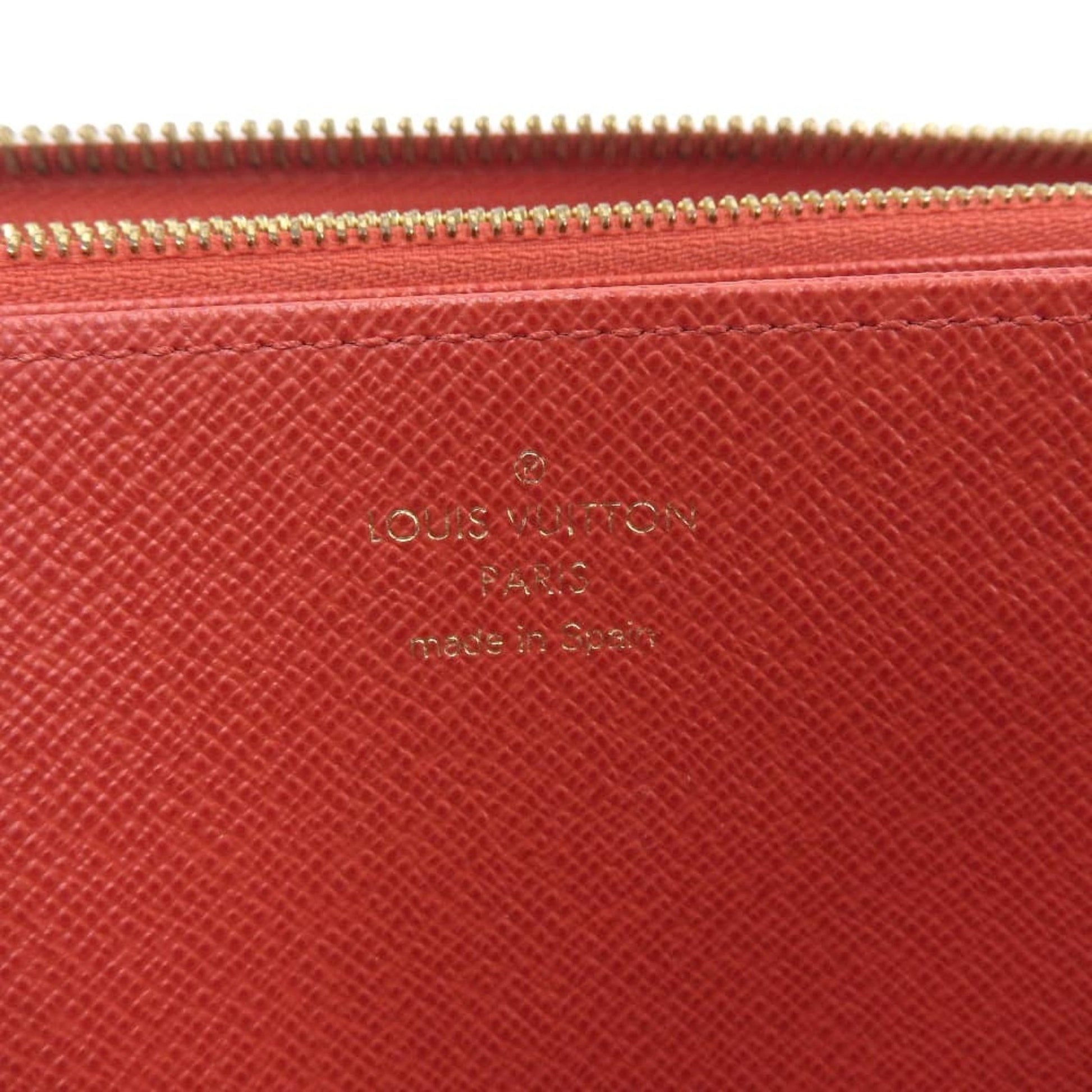 Louis Vuitton M62402 Long Zip Around Wallet With Tassel Monogram Canvas  Pink Interior