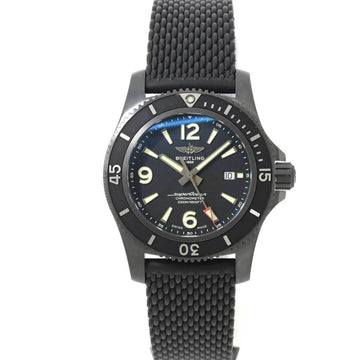 Breitling Super Ocean Automatic 46 M17368 Men's Watch Date Black Dial Winding Superocean