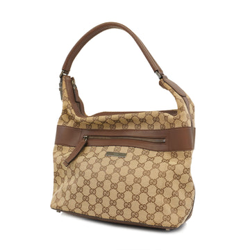 GUCCIAuth  GG Canvas Shoulder Bag 001 4298 Women's Beige,Brown