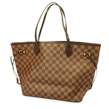 LOUIS VUITTON Tote Bag Damier Neverfull MM N51105 Brown Ladies