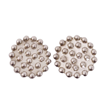 Chanel Earrings 98P Coco Mark Women's Silver