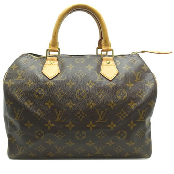 LOUIS VUITTON Speedy 30 Women's/Men's Boston Bag M41526 Monogram Ebene [Brown]