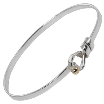 TIFFANY Bracelet Love Knot Bangle Silver 925 K18 Gold &Co. Women's
