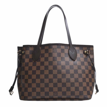 LOUIS VUITTON Damier Neverfull PM Tote Bag N51109 Brown Women's