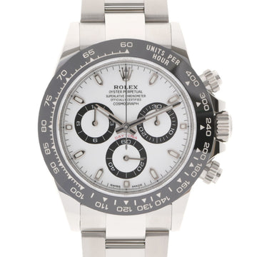 Rolex Daytona May 2022 New Galla 116500LN Men's SS Watch Automatic White Dial