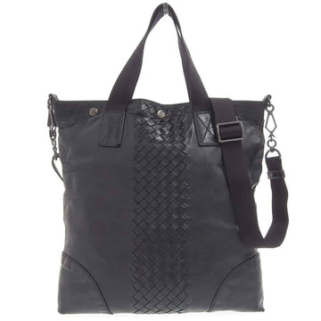 Bottega Veneta Intrecciato handbag 2WAY bag leather black 273312 VN031 1000