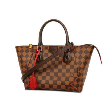 LOUIS VUITTON Handbag Damier Kaisat Tote PM N41551 Brown Ladies