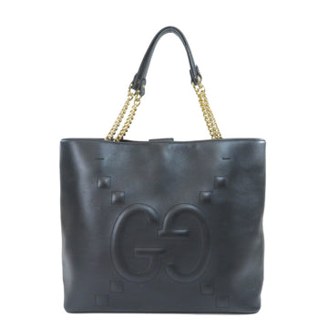 Gucci 453561 Chain Bag Tote Calf Ladies GUCCI